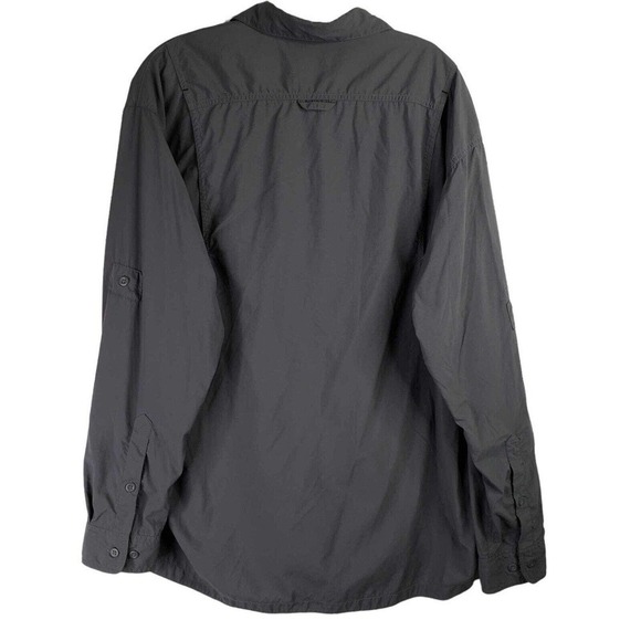 Columbia Shirt Men’s Size Large L Long Sleeve Button Down Gray Titanium Vented - Picture 3 of 8